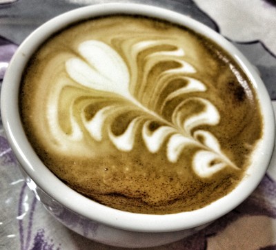 Latte Art rosseta heart.JPG